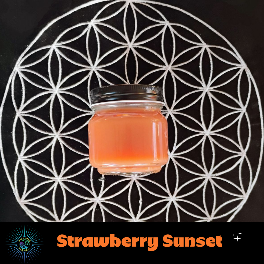 Strawberry Sunset Sea Moss Gel | Strawberry Mango